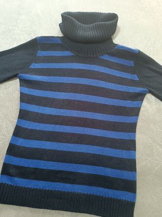 JERSEY CUELLO ALTO DE MUJER. TALLA S/M