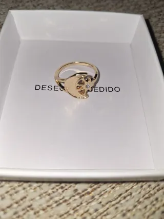 Anillo oro Luna y Estrella