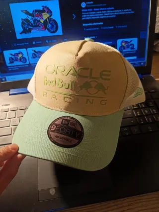 Gorra New Era Red Bull Racing Beige/Verde