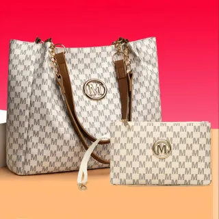 Bolso de hombro grande con monedero