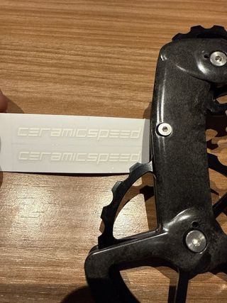 Pata de cambio con rodamientos cerámicos