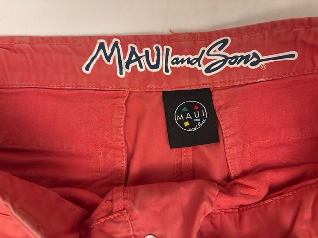 Maui and Sons Pantalón Corto Rojo talla 45