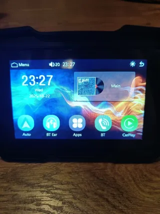 Pantalla CarPlay Android Auto Moto