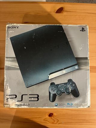 Sony PS3 Scatola + Cavi + PES 2010