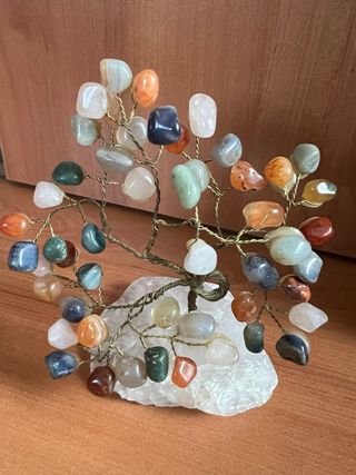 Árbol Decorativo Minerales Variados