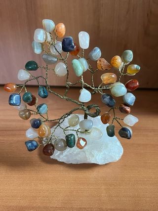 Árbol Decorativo Minerales Variados