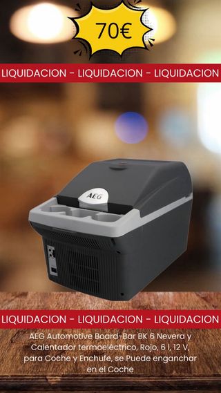 AEG BK 16 Nevera Portátil 12V