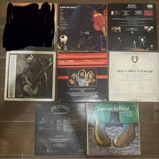 7 Lp rock e colonne sonore in blocco prime stampe