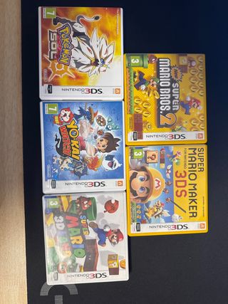 Lote 4 Juegos Nintendo 3DS