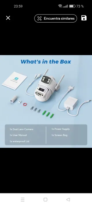 Cámara Dual PTZ 10MP