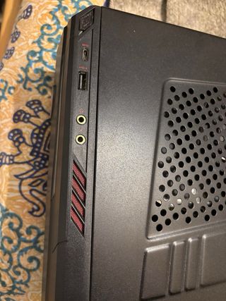 PC Sobremesa MSI GTX 1050ti Negro/Rojo