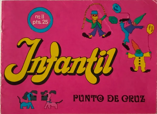 Cuadernillos de labores de punto de cruz