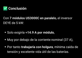 Batería Pylontech US3000C Litio 3.5 kWh