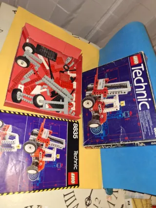 Carrello elevatore vintage Lego Technic 8835
