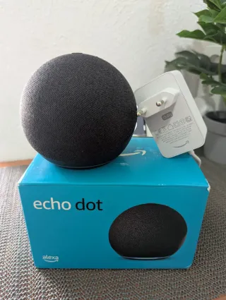 Echo Dot 5ta Gen - Altavoz Alexa - Gris Oscuro