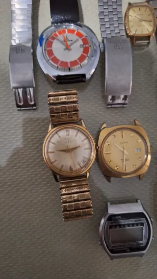 Lotto 11 orologi: Zenith, Seiko, Tissot, Certina