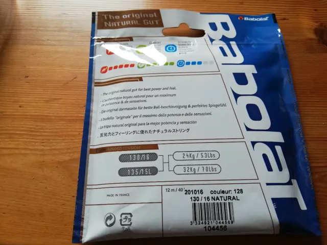 Cordaje Tenis Babolat VS Touch 130/16