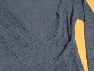 Cardigan blu Miss Edith taglia M