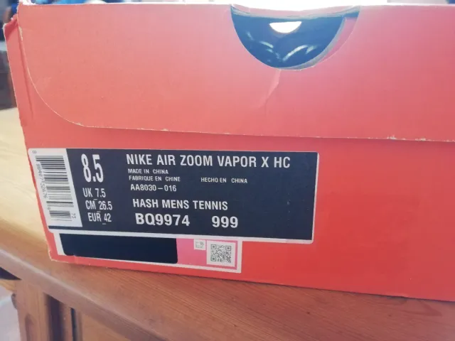 Nike Air Zoom Vapor X HC Zapatillas Tenis