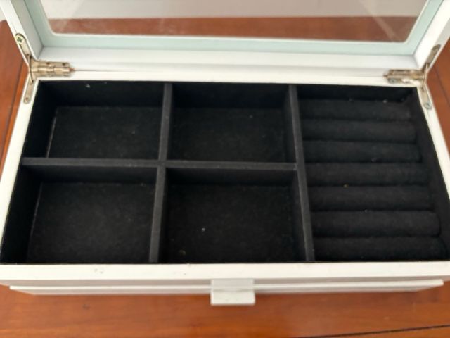 Caja Joyero Zara Home Blanca 2 Pisos