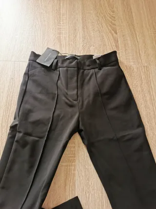 Pantalones Zara Negros Mujer