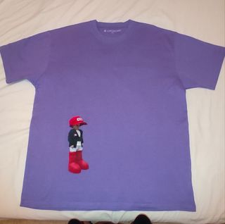 Camiseta Morada Talla XL con Dibujo