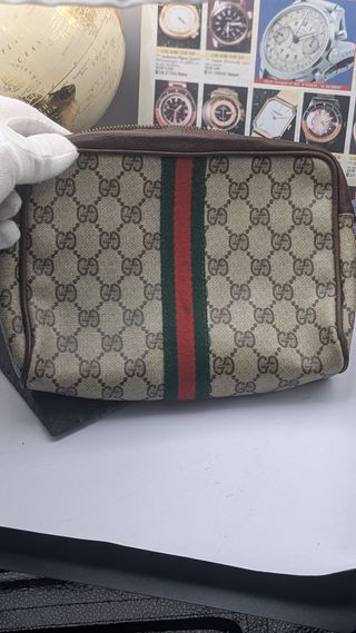 Neceser vintage Gucci GG Supreme