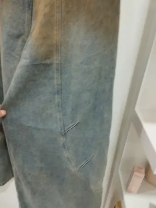 Pantaloni donna jeans effetto used