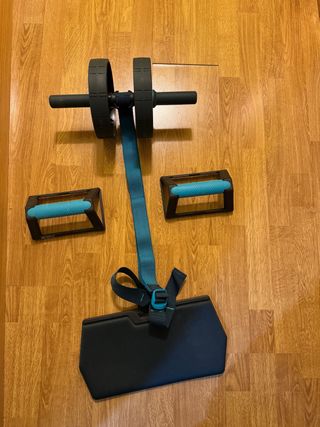 Set Abdominales Rueda y Esterilla