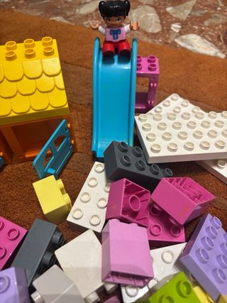 LEGO DUPLO - SET X 80 PEZZI - ROSA PASTELLO