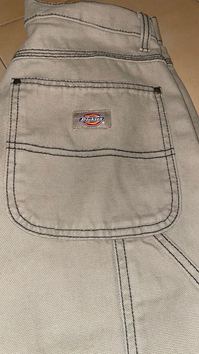 Pantaloni Dickies beige donna