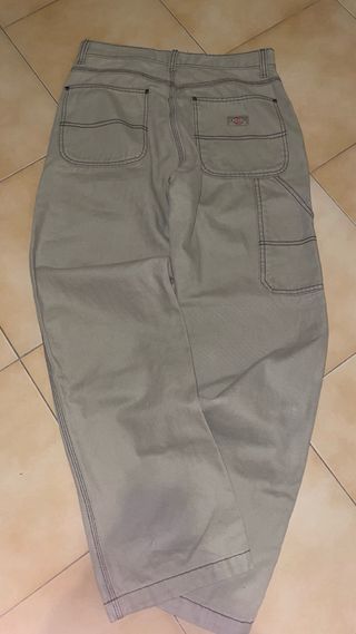 Pantaloni Dickies beige donna