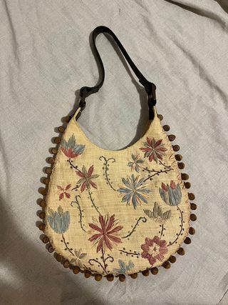 Bolso Alma Tonutti Paja Flores