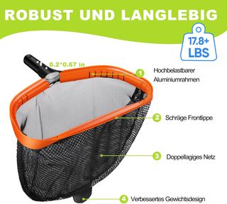 Recogedor de hojas con mango