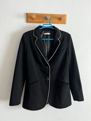 Blazer Mango Negra Talla XS