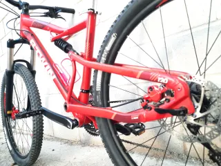 Bicicleta Montaña 27.5 Talla M Roja