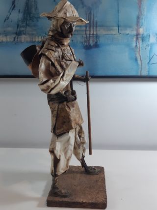 Figura Papel Maché Mexicana 32cm