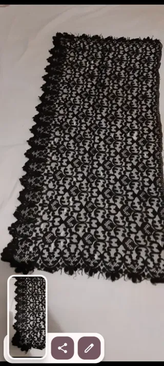 Mantillas Negras de Encaje Antiguas