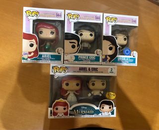 Funko Pop Ariel Eric Boda Vanessa La Sirenita 30