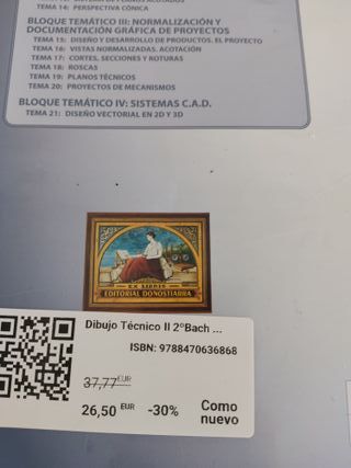 Dibujo Técnico II 2ºBach - 9788470636868