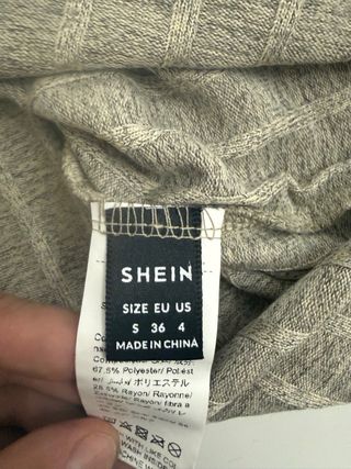 Vestito beige a costine