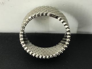 anillo oro 18k con piedra con circonita