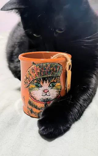 Eiffel, il gatto artista