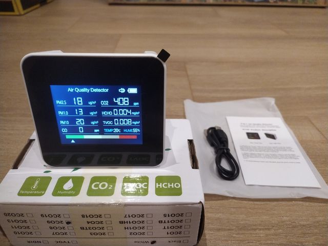 Medidor de calidad del aire