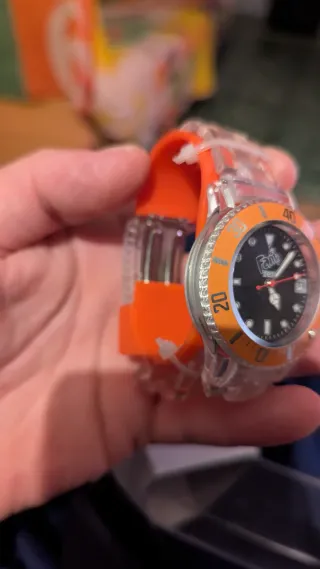 Reloj Fanta Vintage Naranja y Negro