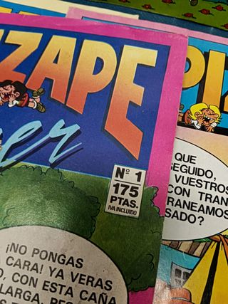 Super Zipi Zape, revista, cómic, tebeo, 9 números, ZIPI ZAPE (Ediciones B, 1987). 52 páginas a color.