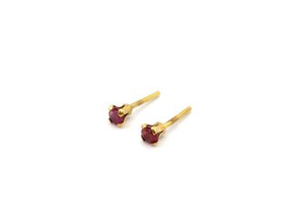pendientes oro 18k con piedra con esmeralda