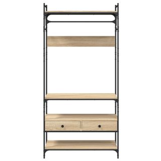 vidaXL Armario cajones madera ingeniería roble