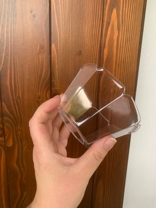 Set 19 coppette plastica trasparenti