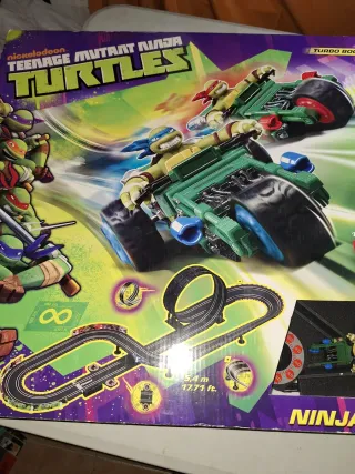 Pistas tipo Scalextric las Tortugas Ninja